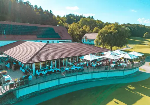 Restaurant & Event Location Grüezi am Golfplatz in Illerrieden bei Ulm. Location mieten.