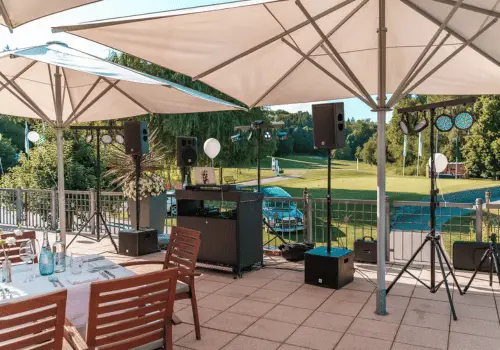 Restaurant & Event Location Grüezi am Golfplatz in Illerrieden bei Ulm. Location mieten.